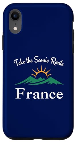 Hülle für iPhone XR Machen Sie den Urlaub auf der malerischen Route durch Frankreich | Vintage France von Travel Adventure Outdoor