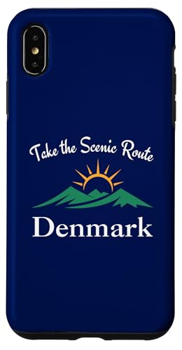 Hülle für iPhone XS Max Machen Sie den Urlaub auf der malerischen Route durch Dänemark | Vintage Denmark von Travel Adventure Outdoor