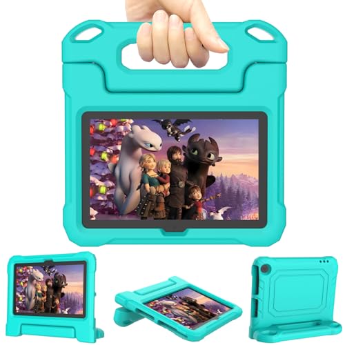 Tablet-Hülle für Kinder, nicht für iPad, bitte beachten Sie Blau für Kompatibilität, Cyan von TrendGate