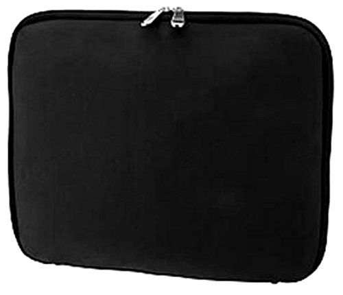 Laptophülle Schutzhülle 15" Notebook Neopren Tasche Softcase Schwarz von Trendkontor