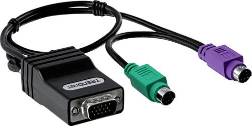 TrendNet TK-CAT5P Adapter [2x PS/2-Stecker - 1x VGA-Stecker, RJ45-Buchse 8p8c] von Trendnet