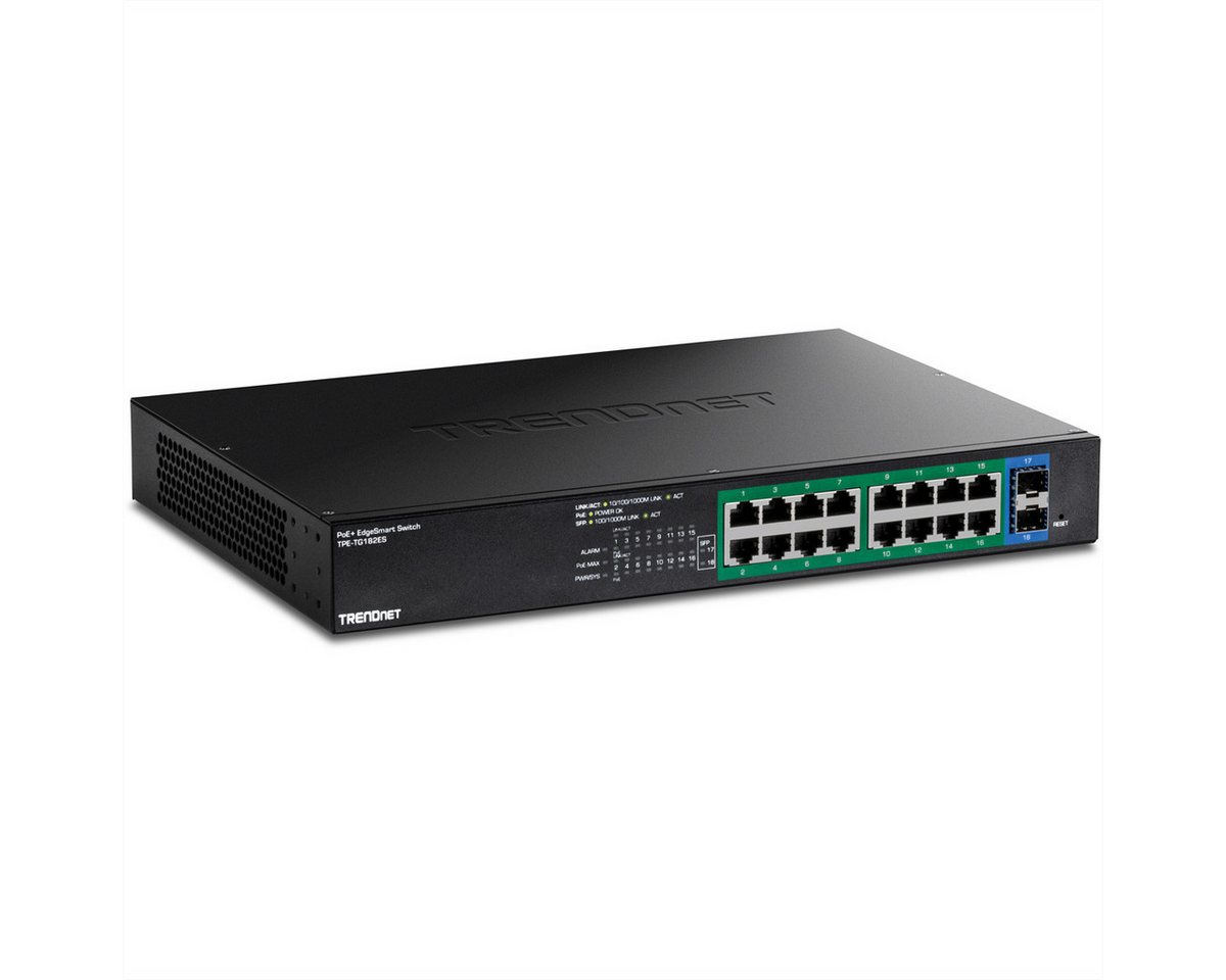 Trendnet TPE-TG182ES 18-Port PoE+ Switch Gigabit EdgeSmart Netzwerk-Switch von Trendnet