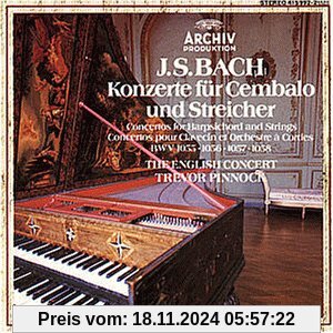 Cembalokonzerte BWV 1055-58 von Trevor Pinnock