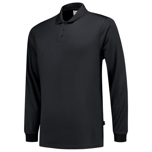 Tricorp 202005 Workwear UV-Schutz Langarm Poloshirt, 50% Polyester/50% Polyester, CoolDry, 180g/m², Marine, Größe M von Haas F1 Team