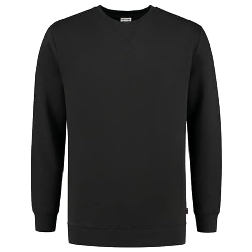 Tricorp 301015 Casual Sweatshirt, Waschbar 60°C, 70% Baumwolle/30% Polyester, 280g/m², Dunkelgrau, Größe S von Tricorp