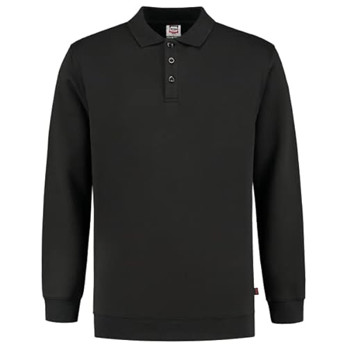 Tricorp 301016 Casual Polokragen Bund Sweatshirt, Waschbar 60°C, 70% Baumwolle/30% Polyester, 280g/m², Weiß, Größe XS von Haas F1 Team