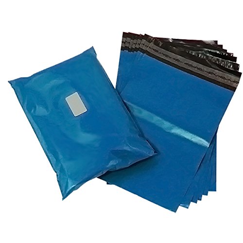 Triplast Versandtaschen aus Kunststoff, 12,7 x 17,8 cm, Metallic-Blau, 1000 Stück von Triplast