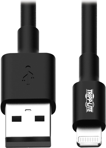 Tripp Lite 3 ft. (0.9 m)USB-A to Lightning Sync/Charge Cable, MFi Certified - Black, M/M, USB 2.0 for Iphone etc - Daten-/Netzkabel - USB m�nnlich zu Lightning m�nnlich - 1 m - Schwarz von Tripp Lite