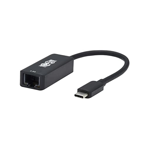 Tripp Lite USB-C auf RJ45 Gigabit Ethernet Netzwerkadapter bis zu 2,5 Gigabit pro Sekunde Netzwerkgeschwindigkeit – Windows, MacOS, Chrome und Linux weitgehend kompatibel – USB 3.2 Gen 1, 3 Jahre von Tripp Lite