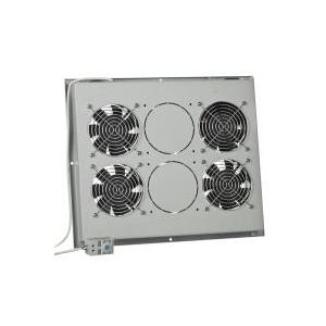 Triton Fan Unit - Rack-L�fterfach (230 V) mit Thermostat (4 L�fter) - Hellgrau, RAL 7035 - 48.3 cm (19") (RAC-CH-X04-X3) von Triton