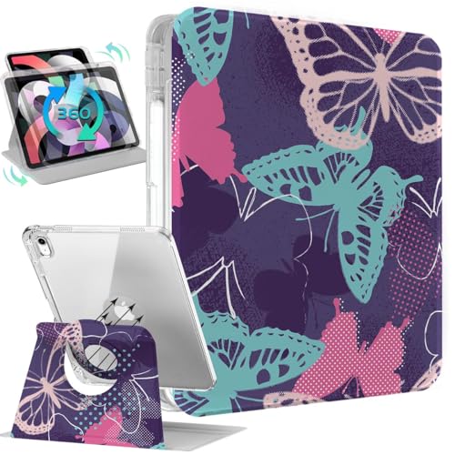 Trizoanic Drehbare Schutzhülle für iPad 10. Generation, niedliche 11 Zoll iPad-Hülle der 10. Generation, um 360 Grad drehbar, Smart-Folio, Stifthalter, automatischer Schlaf-/Wachmodus, traumhafter Trizoanic Drehbare Schutzhülle für iPad 10. Generation, niedliche 11 Zoll iPad-Hülle der 10. Generation, um 360 Grad drehbar, Smart-Folio, Stifthalter, automatischer Schlaf-/Wachmodus, traumhafter von Trizoanic