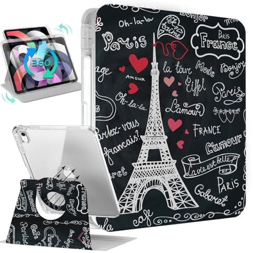 Trizoanic Drehbare Schutzhülle für iPad 10. Generation, niedliche 11 Zoll iPad-Hülle der 10. Generation, um 360 Grad drehbar, Smart-Folio, Stifthalter, automatischer Schlaf-/Wachmodus, voller Liebe Trizoanic Drehbare Schutzhülle für iPad 10. Generation, niedliche 11 Zoll iPad-Hülle der 10. Generation, um 360 Grad drehbar, Smart-Folio, Stifthalter, automatischer Schlaf-/Wachmodus, voller Liebe von Trizoanic