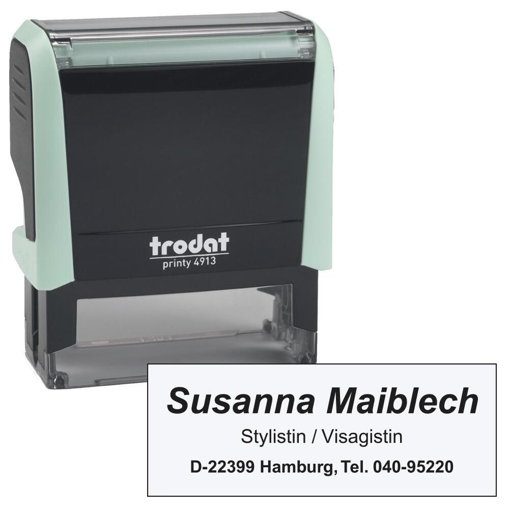 trodat Textstempel, individualisierbar printy 4913 ohne Logo von Trodat