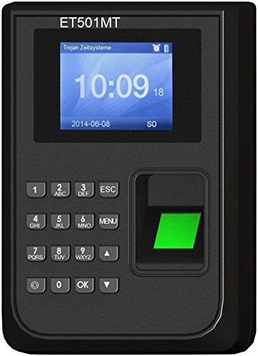 Rechnendes Terminal ET501MT für bis zu 30 Personen inkl. 30 Schlüsselanhänger/Zeiterfassung-Terminal Fingerprint/Rückgabe 30 Tage / 3 Jahre Garantie Rechnendes Terminal ET501MT für bis zu 30 Personen inkl. 30 Schlüsselanhänger/Zeiterfassung-Terminal Fingerprint/Rückgabe 30 Tage / 3 Jahre Garantie von Trojan Zeitsysteme