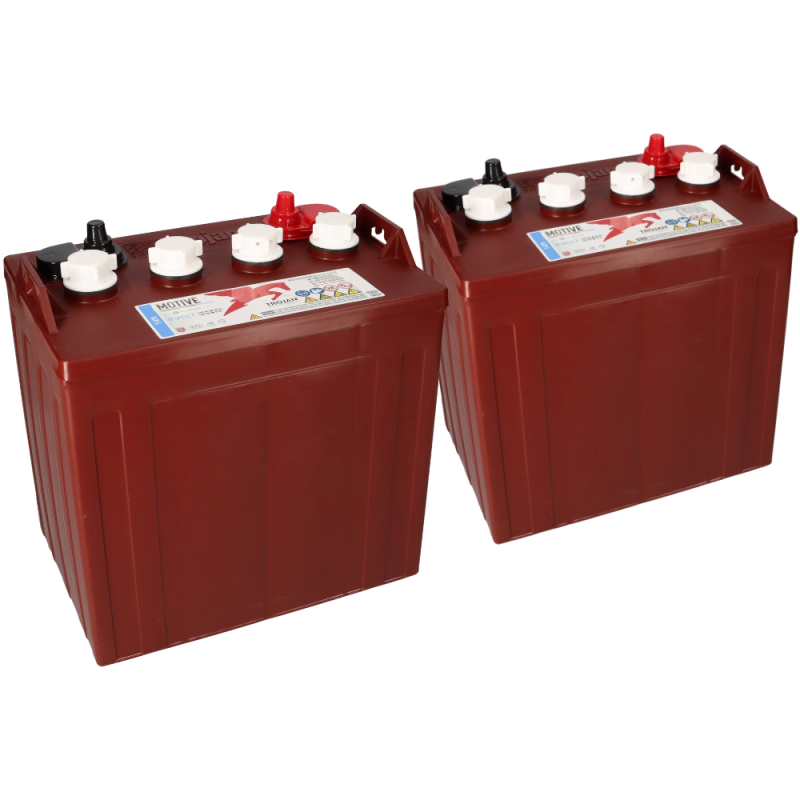 2x Trojan T-875 8V 170Ah Deep Cycle Traktionsbatterie ELPT-Anschluss von Trojan