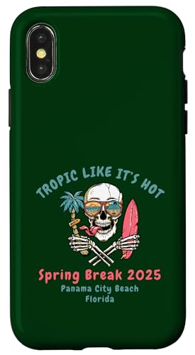 Hülle für iPhone X/XS Panama City Beach Tropic wie es heiß ist PCB Spring Break 2025 von Tropic Like It's Hot Vacation Travels Co