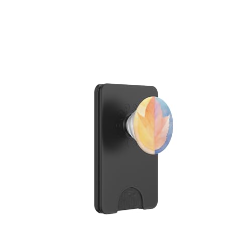 Ahornblatt abstrakte Pflanze PopSockets PopWallet für MagSafe von Tropical Leaves Pattern Love