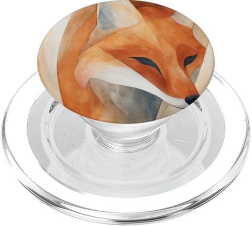 Fuchs Wildtier Säugetier PopSockets PopGrip für MagSafe von Tropical Leaves Pattern Love