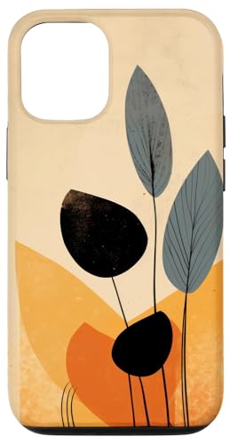 Hülle für iPhone 13 Pro Pflanze abstrakte Malerei Schläger Sport von Tropical Leaves Pattern Love