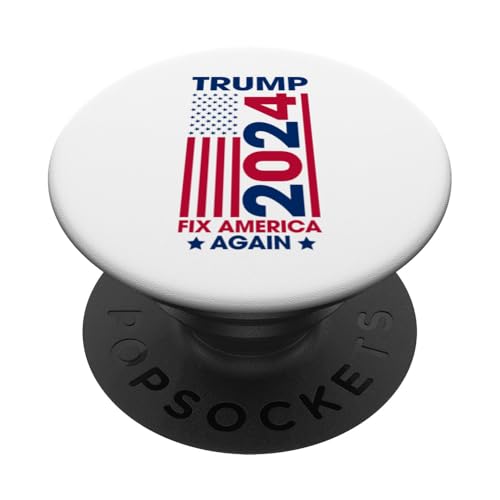 Ich stimme für Trump. Trump 2024. Fix American again. PopSockets mit austauschbarem PopGrip von Trump 2024