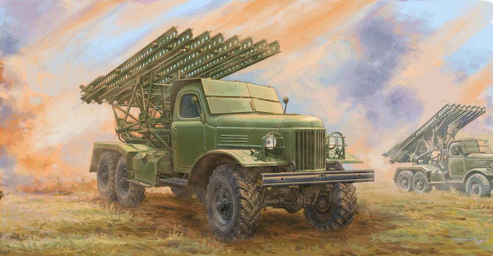 Soviet 2B7 Multiple Rocket Launcher BM-13 NM von Trumpeter