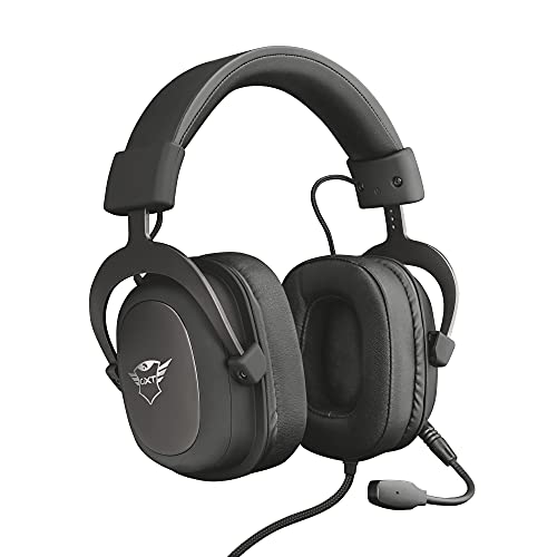 Trust Gaming Headset GXT 414 mit Mikrofon für PS4, PS5, PC, Nintendo Switch, Xbox Series X, Xbox One - Zamak Kabelgebundene Gaming-Kopfhörer mit Einstellbarer Kopfbügel - Schwarz von Trust Gaming