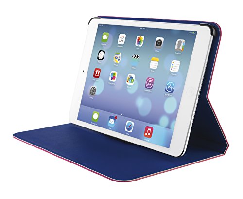 Trust Aeroo Sehr flaches Hülle mit Standfunktion für Apple iPad Air blau/pink von Trust
