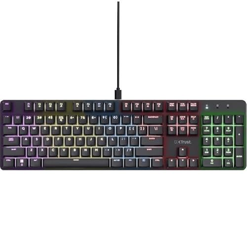 Trust Gaming GXT 871 Zora Italienische QWERTY-Layout Mechanische Tastatur von Trust