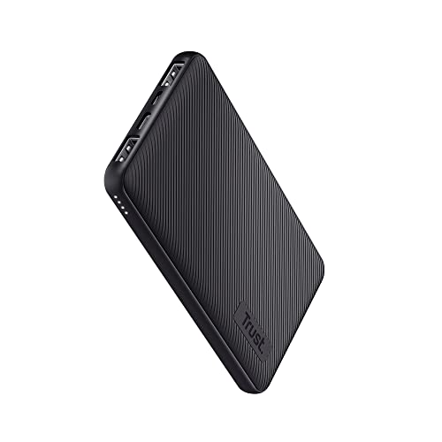 Trust Mobile Primo Dünne Powerbank Schnellladefunktion 10000 mAh, Nachhaltig, USB C Externer Akku, Tragbares Ladegerät 3A, Power Bank Handy, Smartphone, iPhone, iPad, Samsung, Xiaomi, Tablet Trust Mobile Primo Dünne Powerbank Schnellladefunktion 10000 mAh, Nachhaltig, USB C Externer Akku, Tragbares Ladegerät 3A, Power Bank Handy, Smartphone, iPhone, iPad, Samsung, Xiaomi, Tablet von Trust