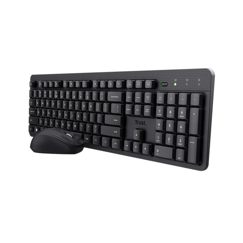 Trust Ody II Stilles kabelloses Tastatur-Maus-Set - Schwarz DE von Trust