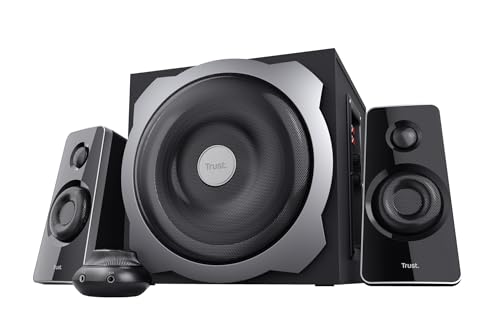 Trust Tytan 2.1 Speaker Set - PC luidspreker met subwoofer, 120 Watt, zwart von Trust