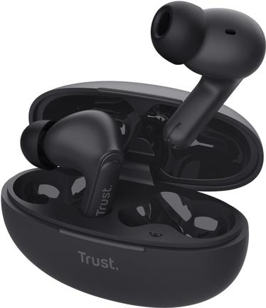 Trust Yavi - True Wireless-Kopfh�rer mit Mikrofon - im Ohr - Bluetooth - Schwarz (25296) von Trust