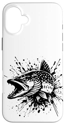 Hülle für iPhone 16 Plus #snirt Hecht Angler tshirt Angelbekleidung Hoodi Fisch Hecht von Tshirt Shirt T-Shirt Pullover Hoodie Sweater Style