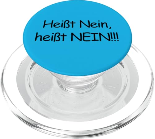 #snirt Nein heißt Nein tshirt, Heißt Nein lustig shirt Druck PopSockets PopGrip für MagSafe von Tshirt Shirt T-Shirt Pullover Hoodie Sweater Style