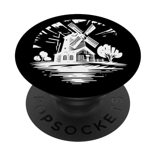 #snirt Windmühle Retro tshirt Mühle Windmühle Wassermühle PopSockets Klebender PopGrip von Tshirt Shirt T-Shirt Pullover Hoodie Sweater Style