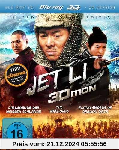 Jet Li Edition (Die Legende der Weißen Schlange / The Warlords / Flying Swords of Dragon Gate) (3 Blu-rays) [3D Blu-ray] von Tsui Hark