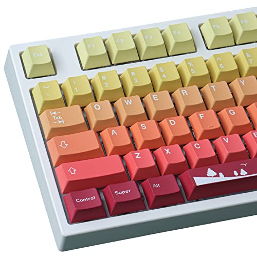 Keycaps PBT Custom Keycaps Dye-Sublimation Cherry Profil 129 Tasten Keycaps für ANSI&ISO Layout Cherry MX Switches Mechanische Tastatur Keycaps PBT Custom Keycaps Dye-Sublimation Cherry Profil 129 Tasten Keycaps für ANSI&ISO Layout Cherry MX Switches Mechanische Tastatur von Tsungup