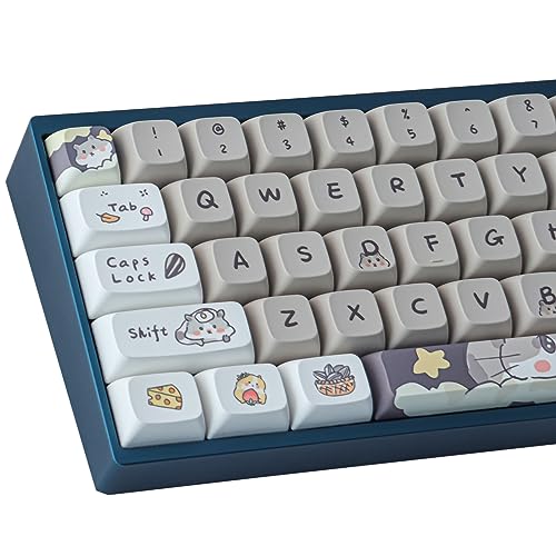 PBT Keycaps 132 Tasten Custom XDA Keycaps Dye-Sublimation Gray Keycaps Set Kompatibel mit Cherry MX Schaltern für ANSI Layout Mechanische Gaming Tastaturen PBT Keycaps 132 Tasten Custom XDA Keycaps Dye-Sublimation Gray Keycaps Set Kompatibel mit Cherry MX Schaltern für ANSI Layout Mechanische Gaming Tastaturen von Tsungup