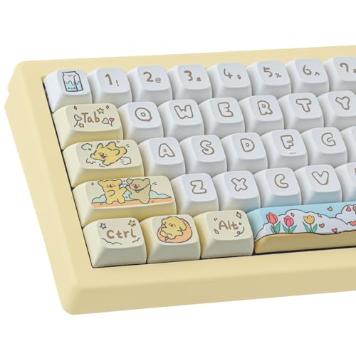 Tsungup Custom Keycaps,139 Tasten XDA Profil Tastenkappen PBT Keycaps Set für mechanische Tastatur, Kompatibel mit Cherry MX Tasten für 61/64/68/75/84/87/96/98/104/108 60% Tastatur Tsungup Custom Keycaps,139 Tasten XDA Profil Tastenkappen PBT Keycaps Set für mechanische Tastatur, Kompatibel mit Cherry MX Tasten für 61/64/68/75/84/87/96/98/104/108 60% Tastatur von Tsungup