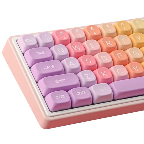Tsungup PBT Keycaps 126 Tasten Custom Soft Candy MOA Profil Keycap Set Kompatibel mit Cherry Gateron MX Schaltern für ANSI Layout Mechanische Gaming Tastaturen Tsungup PBT Keycaps 126 Tasten Custom Soft Candy MOA Profil Keycap Set Kompatibel mit Cherry Gateron MX Schaltern für ANSI Layout Mechanische Gaming Tastaturen von Tsungup