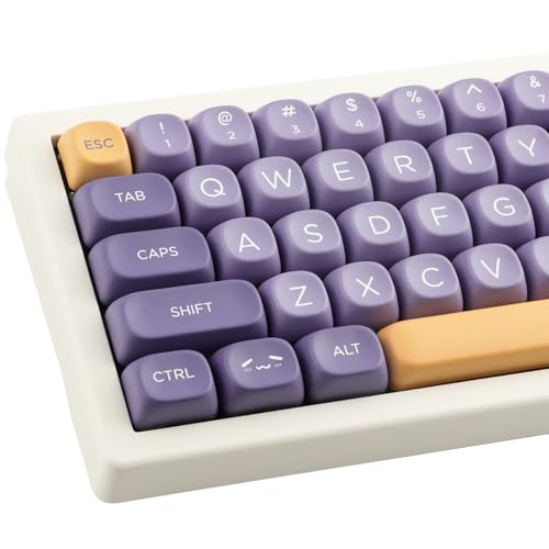 Tsungup PBT Keycaps 133 Tasten Tastatur Keycaps Lila MOA Profil Keycap Set Kompatibel mit Cherry Gateron MX Schalter für ANSI&ISO Layout Mechanische Gaming Tastaturen Tsungup PBT Keycaps 133 Tasten Tastatur Keycaps Lila MOA Profil Keycap Set Kompatibel mit Cherry Gateron MX Schalter für ANSI&ISO Layout Mechanische Gaming Tastaturen von Tsungup