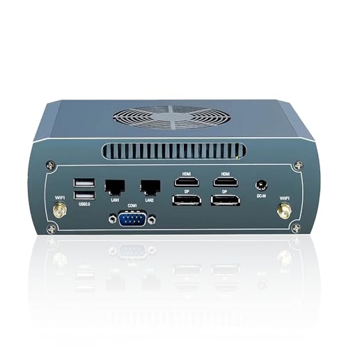 Ttfzzztech Mini PC Ryzen 7 8845HS,Mini Desktop Computer 32GB DDR5 1TB NVMe SSD 8K Four Screens Display,Desktop Micro PC 2 * 2.5G LAN,WiFi6 BT5.2,Win-11 Pro DB9 COM,Business, Home, Office von Ttfzzztech