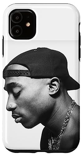 Hülle für iPhone 11 Tupac Profile Weiß von Tupac Shakur