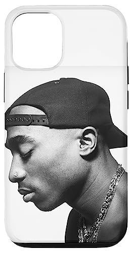 Hülle für iPhone 13 Tupac Profile Weiß von Tupac Shakur