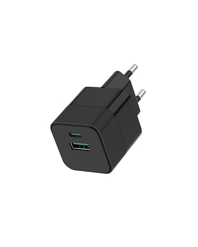 USB C Ladegerät, 25W 2-Port USBC Netzteil Adapter Mehrfach für iPhone 15 14 13 12 11 Pro Max SE 2020 XS XR X 8 7 6 Plus, iPad, Samsung, Schnellladegerät Handy Stecker Charger Ladestecker Ladeadapter von Tupneuf