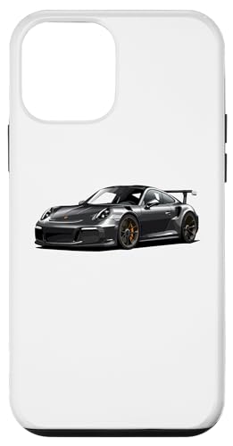 Hülle für iPhone 12 mini JDM Japan Seitenansicht Schwarz GT3 RS Grafik Japanisches Drift Car von TurboForge Co. - JDM Japanese Car Art