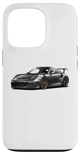 Hülle für iPhone 13 Pro JDM Japan Seitenansicht Schwarz GT3 RS Grafik Japanisches Drift Car von TurboForge Co. - JDM Japanese Car Art