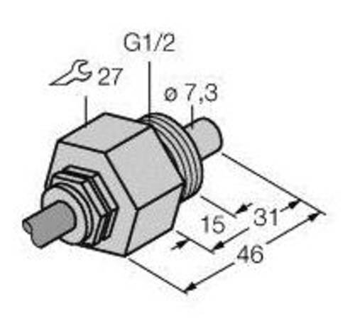 Turck Eintauchsensor FCS-G1/2HB2-NA 6870352 1St. von Turck