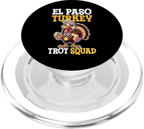 El Paso Turkey Trot Squad PopSockets PopGrip für MagSafe von Turkey Trot Designs Idea Running Thanksgiving