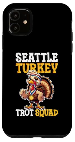 Hülle für iPhone 11 Seattle Turkey Trot Squad von Turkey Trot Designs Idea Running Thanksgiving